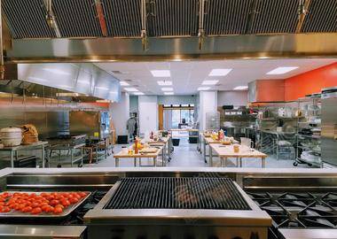 Professional Kitchen + Dining Room for Cooking Classes and Events